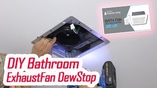 Replace Bathroom Exhaust Fan  DIY  JURO Workshop [upl. by Naibaf285]