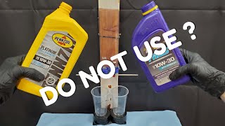 Pennzoil Platinum Engine oil VS Royal purple HPS Full synthetic [upl. by Ahsii]