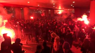 AJAX  Feyenoord  3  1  2212014  Entrada part 2 [upl. by Tailor94]