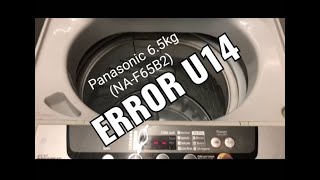 PANASONIC Washing Machine ERROR U14 [upl. by Lrigybab]