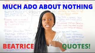 Beatrice Character Quotes amp WordLevel Analysis  quotMuch Ado About Nothingquot GCSE English Revision [upl. by Wilbert]