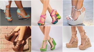 Latest Wedges Sandal Collection  High Heel Designs  Revamp it [upl. by Eldoria]