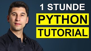 Python Tutorial Deutsch Lerne Python in einer Stunde [upl. by Hamel]