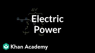 Electric power  Circuits  Physics  Khan Academy [upl. by Ahsitahs]