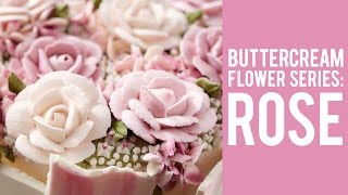 How to Make a Buttercream Rose [upl. by Ima46]