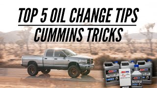 Top 5 Cummins Oil Change Tips [upl. by Ahsenom]