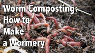 Worm Composting How to Make a Wormery [upl. by Enirehs933]