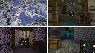 BEST MOB SPAWNER SEED for MINECRAFT Minecraft Bedrock Edition Seed [upl. by Ivo315]