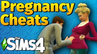 How to Cheat a Pregnancy in The Sims 4 [upl. by Adnohs]