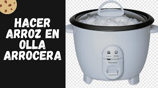 Como Preparar Arroz en Olla Arrocera  Facil y Rapido [upl. by Iormina300]