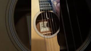 Small Martin Guitar truss rod adjustment [upl. by Alrahs]