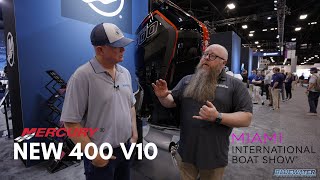 Checking out the New V10 400 and 400R from Mercury Marine  MIBS 2023 [upl. by Winton]