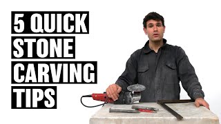 5 Quick Sculpture amp Stone Carving Tips  Sculpture Tutorial [upl. by Maxey657]