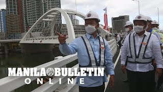 DPWH inspects the Binondo  Intramuros Bridge a day before inauguration [upl. by Eitsym934]