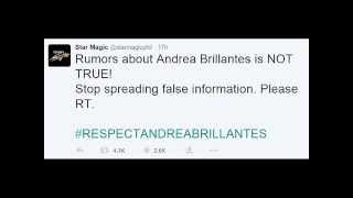 ANDREA BRILLANTES SCANDAL true or Not watch it [upl. by Ratep662]