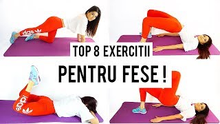 TOP 8 EXERCITII PENTRU FESE  ANTRENAMENT ACASA Home Workout Routine HD [upl. by Sergeant]