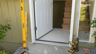 Jeld Wen Front Door Installation  Really crappy products and craftsmanship PART 1 [upl. by Baron]