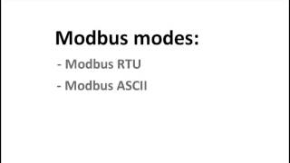 Modbus RTU vs ASCII [upl. by Ymar]