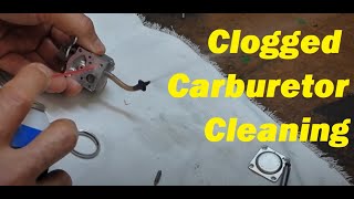 How To Clean a Clogged Carburetor on a 2 Cycle2 Stroke Engine Weed Eater Chainsaw Blower etc [upl. by Jezebel390]