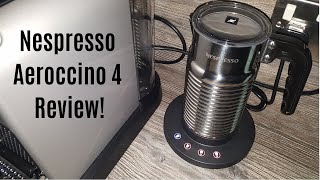 Nespresso Aeroccino 4 Milk Frother Review  Worth upgrading from the Aeroccino 3 [upl. by Mei]