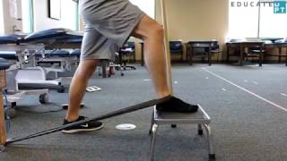 Self Mobilization to Improve ANKLE Mobility [upl. by Elag482]