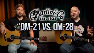 Martin OM21 vs OM28  Whats The Difference [upl. by Lassiter]