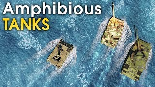 Amphibious tanks  War Thunder [upl. by Catima585]