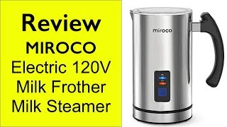 Review Miroco Milk Frother  How to make froth milk at home [upl. by Aissatsan400]