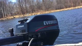 1996 Evinrude 15hp outboard motor [upl. by Amati510]