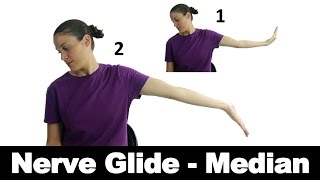 Nerve Glide  Median  Ask Doctor Jo [upl. by Tchao116]