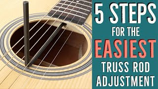 5 Steps for the EASIEST TRUSS ROD Adjustment [upl. by Joe]