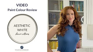 Paint Colour Review Aesthetic White Sherwin Williams SW 7035 [upl. by Dasie568]