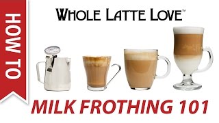 Milk Frothing for Beginners [upl. by Jabe]