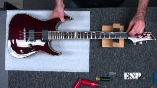 ESP Guitars Tech Corner  Truss Rod Adjustment 12 [upl. by Sineray15]