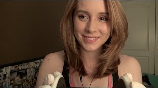 ASMR Latex Gloves Ear Massage No Talking [upl. by Eenram]