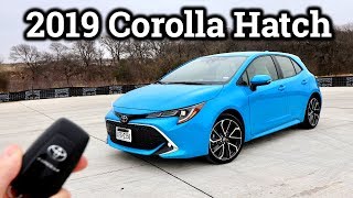 The 2019 Toyota Corolla Hatchback XSE is a SERIOUS Contender [upl. by Jaal66]