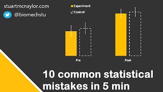 Ten Statistical Mistakes in 5 Min [upl. by Giglio]