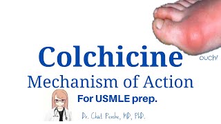 Understanding Colchicine Mechanism Study Breakdown 【USMLE Pharmacology】 [upl. by Annor]