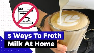 How To Froth Milk At Home Best Milk Frothers Review [upl. by Gearard248]