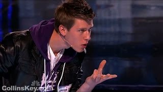 Americas Got Talent TEEN MAGICIANS EMOTIONAL FIRST AUDITION  Collins Key First Audition [upl. by Enileuqaj]