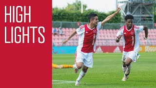 Highlights kampioensduel Ajax O19  Feyenoord O19 [upl. by Alekin]