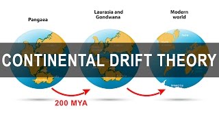 Continental Drift Theory  Alfred Wegener  Pangea  Gondwanaland [upl. by Dustie]