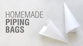 Homemade Parchment Paper Piping Bags [upl. by Nivets]