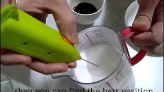 How To Make Latte Art with Mini Milk Frother [upl. by Derraj]