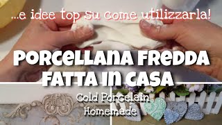 La ricetta della porcellana fredda da realizzare in casa e idee top per utilizzarla [upl. by Akel712]