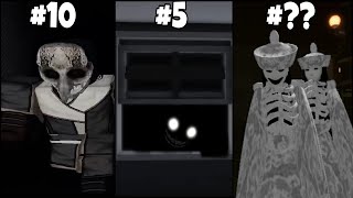 Roblox Top 10 Multiplayer Horror Games 2021 [upl. by Enylrac]