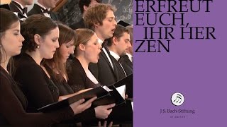 JS Bach  Cantata BWV 66 quotErfreut euch ihr Herzenquot J S Bach Foundation [upl. by Sokil]