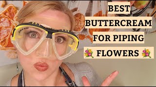 Best buttercream for piping flowers [upl. by Nitsyrk]