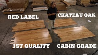 Hardwood Lumber Grades 101 4 Grades of Red Oak Explained [upl. by Rubens918]