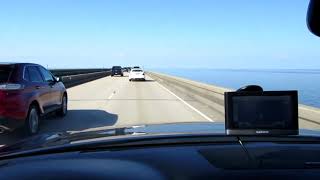 Crossing the Lake Pontchartrain Causeway [upl. by Gnohp]